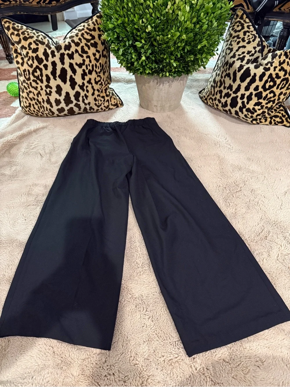 Banana Republic- Size 4 Wide-Leg Black Women's Pants Like New